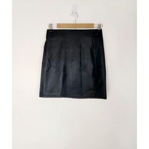 TopShop Faux Leather Mini Skirt